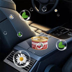 Wooden Car Aroma Diffuser New Car Deodorizer Fiber Air Freshener with Canned Coffee Scent Best Seller for Automotive Interior CM World