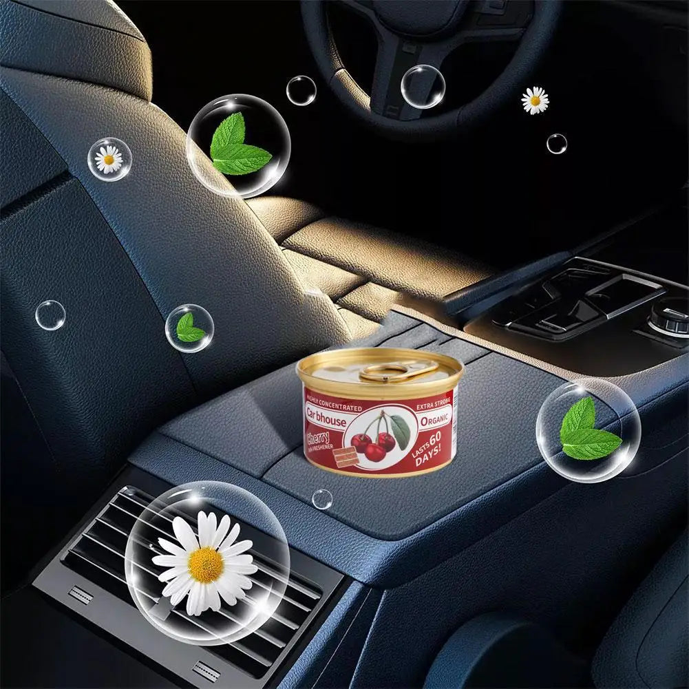 Wooden Car Aroma Diffuser New Car Deodorizer Fiber Air Freshener with Canned Coffee Scent Best Seller for Automotive Interior CM World