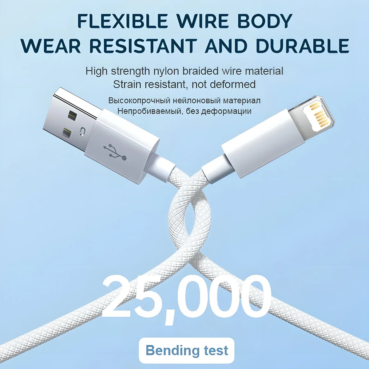 PD 30W Fast Charger For iPhone 14 13 12 11 X XR XS 8 Pro Max Plus Mini iPad Air Fast Charging Cable USB C to Lightning Durable B