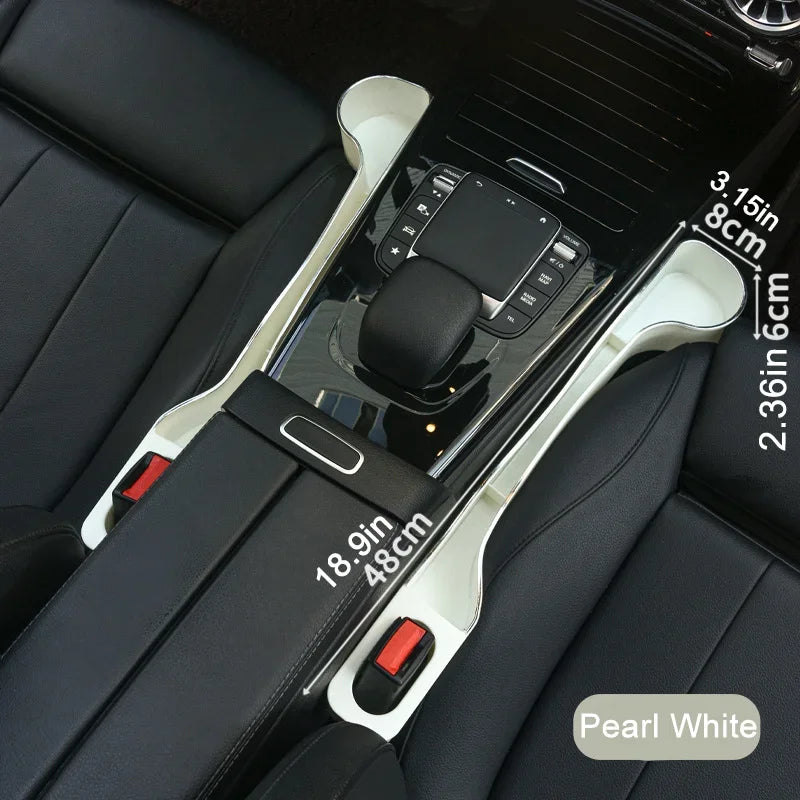2Pcs car front and rear seat cup holders, multi-functional storage box for car organization, interior accessory storage. CM World