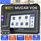 MUCAR VO6 OBD2 Diagnostic Tool, CAN FD All System Diagnosis OBD2 Scanner for Car 28 Resets Auto Scan Tool Lifetime Free Update