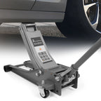 3T Dual Pumps Hydraulic Lift with Big Wheels Adjustable Off Road Jack Rust Proof For Small Cars & Trucks CM World