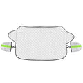Windshield Cover for Ice and Snow, for Snow, Ice, UV, Mirror Protector, Windproof Sunshade Cover for Cars, Common to Most Cars Car Mobile World