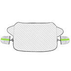 Windshield Cover for Ice and Snow, for Snow, Ice, UV, Mirror Protector, Windproof Sunshade Cover for Cars, Common to Most Cars Car Mobile World
