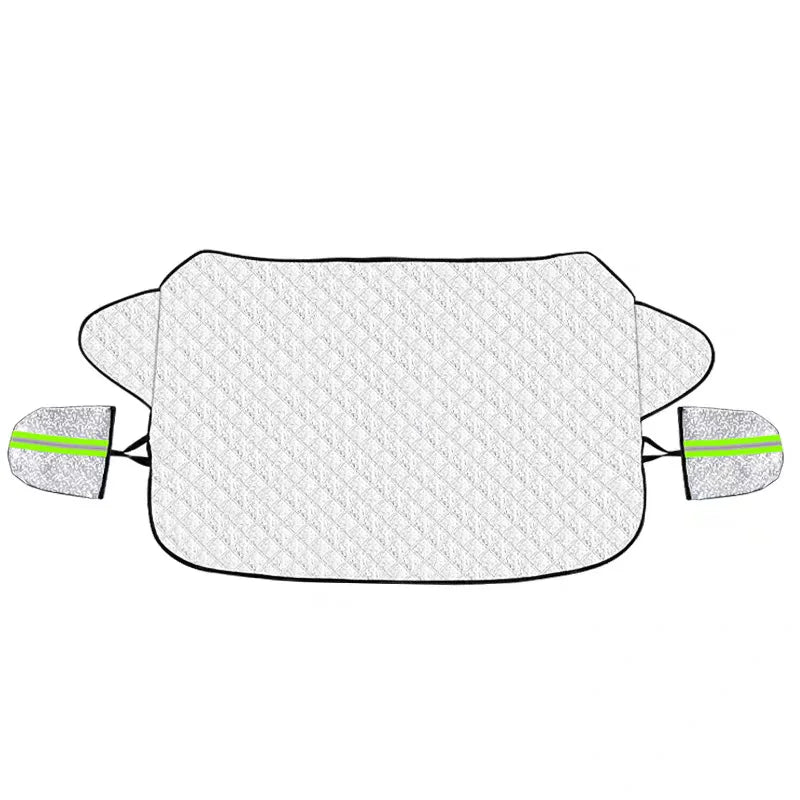 Windshield Cover for Ice and Snow, for Snow, Ice, UV, Mirror Protector, Windproof Sunshade Cover for Cars, Common to Most Cars Car Mobile World