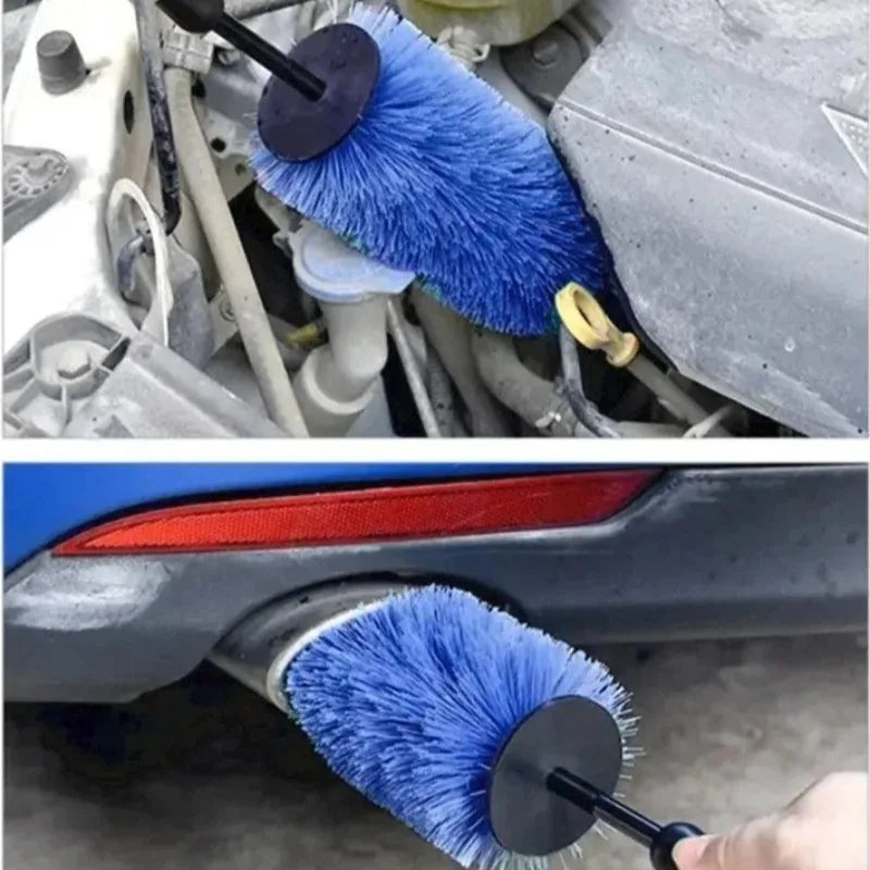 1/4PCS motorcycle and car cleaning tool multifunctional cleaning tire cleaning detail brush car wash brush finefiber
