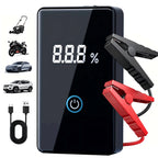 STSCELZ 4000A Peak 12V Car Jump Starter, Portable Battery Booster with LED Light and LCD Power Display, Emergency Power Bank for 5.0L Petrol and 3.0L Diesel Engines