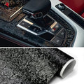 Premium PET Car Carbon Vinyl Film DIY Waterproof Car Stickers Modified Vinyl Wrap Films Color Change Film for Auto Accessories Car Mobile World
