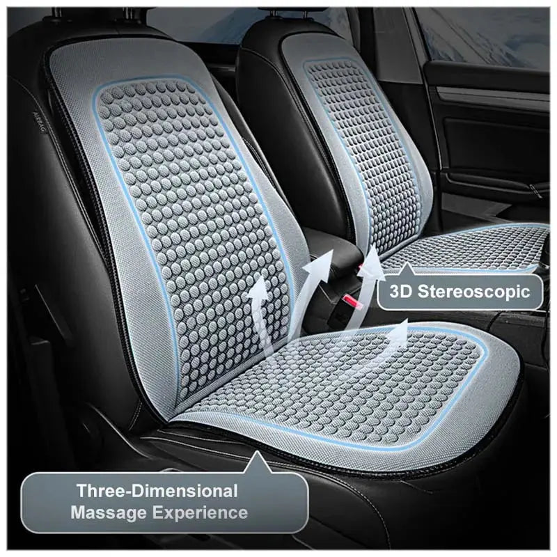 Summer Cooling Seat Cushion Breathable Car Seat Covers Bump Massage Automobiles Seat Cover Universal Seat Protector Pad Car Mobile World