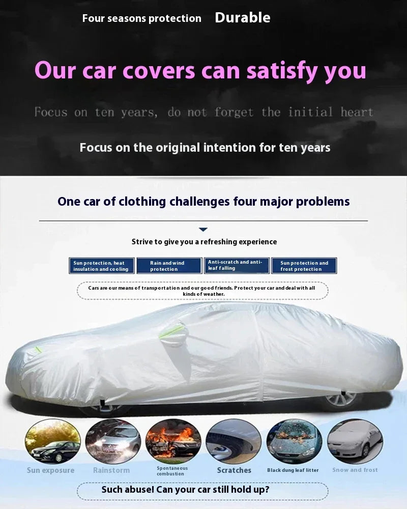 For Ford Flex 2009-2019 Outdoor Protection Covers Snow Sunshade Waterproof Dustproof Exterior UV Car Accessories