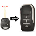 jingyuqin 2/3 Buttons Modified Flip Remote Key Shell Case For Lexus RX300 RX350 RX400h SC430 GX470 LS400 GS300 ES300 ES330 LX470 CM World