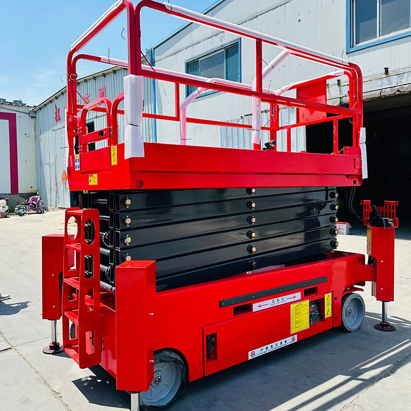 Low Noise Indoor Scissor Lift Table Hydraulic Aerial Work Platform Self Propelled Tracked Crawler Lift For Cleanroom Assembly Us CM World