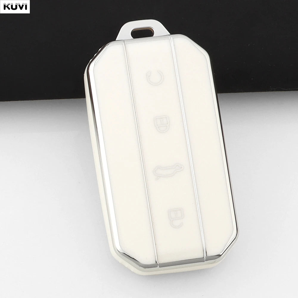 Fashion TPU Car Key Case Cover Shell For Chery Jaecoo J7 J5 7 5 Protection Bag Holder Keychain Keyless Auto Accessories