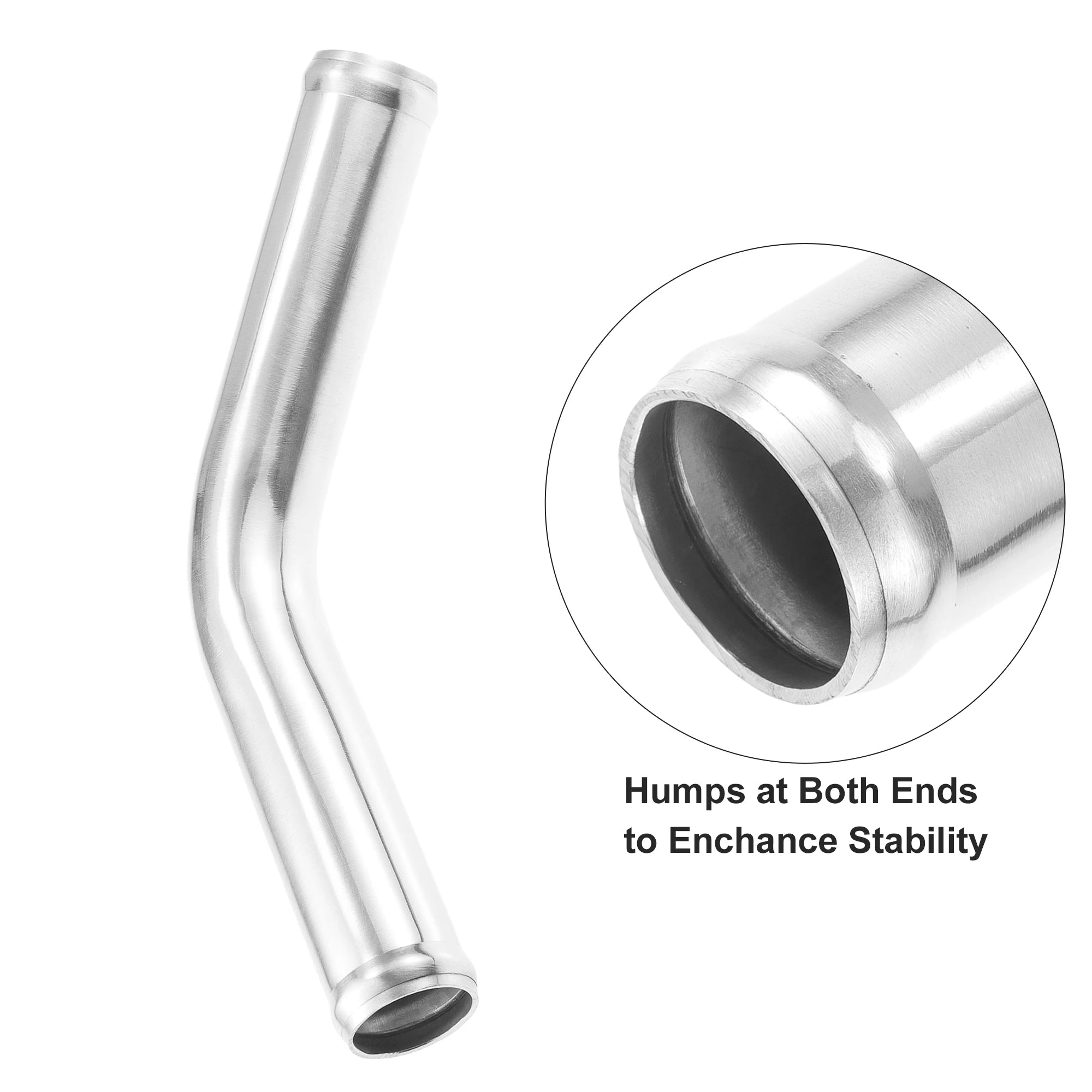 UXCELL 45 Degree OD 32-102mm Leg Length 100mm Car Aluminum Alloy Tube Intercooler Bend Elbow Pipe Air Intake Joiners Tubing CM World