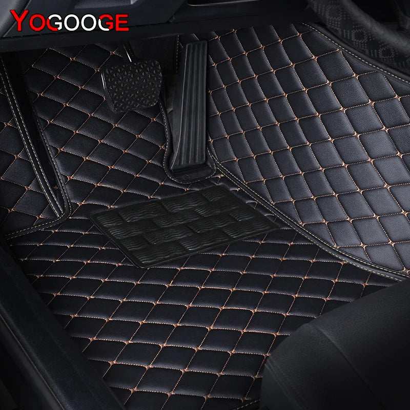 YOGOOGE Custom Car Floor Mats For Mercedes Benz C-CLASS Coupe C204 C205 A205 Auto Carpets Foot Coche Accessorie
