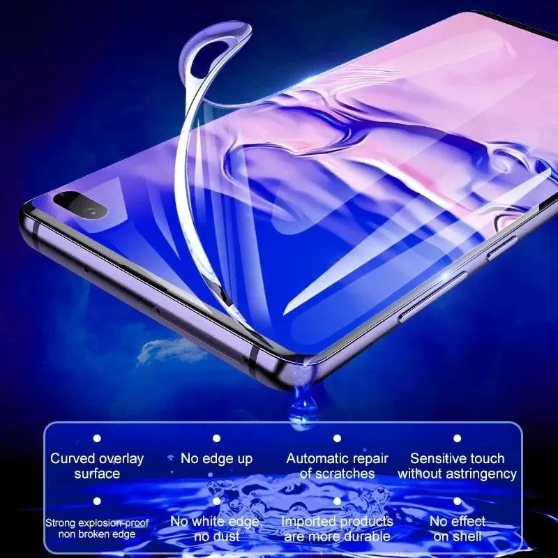 5PCS For Honor 90 50 Lite 80 70 Pro Plus 60SE 80GT Full Cover Hydrogel Film Screen Protector Car Mobile World