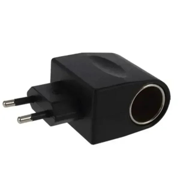 1PCS AC Adapter With Car Socket Auto Charger EU Plug 220V AC To 12V DC Use For Car Electronic Devices Use At Home