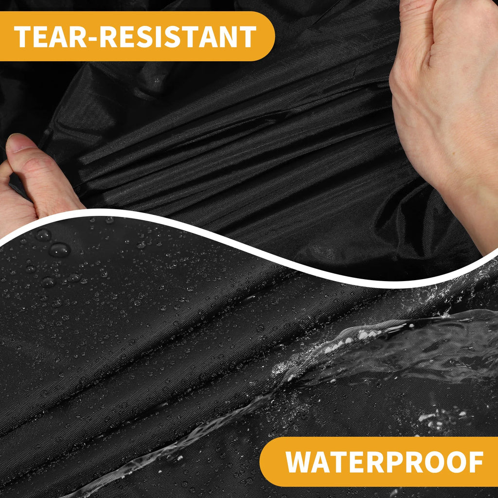 UXCELL Car Cover Waterproof All Weather Rain Protection Full Exterior 190T-PU Cover for Smart Fortwo with Reflective Strips CM World