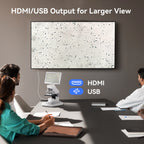 Tomlov 301 Max Professional Microscopes for Kids Students X-Y Stage 1200X WIFI Digital Biological Microscope 7" HDMI microscopio CM World