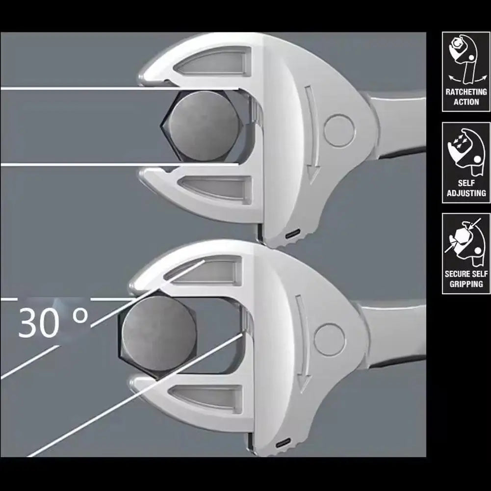 Car Repair Adjustable Wrench Crescent Wrench Great For Car Repairs, Plumbing, And Home Fixes Multi-functional Wrench Tools