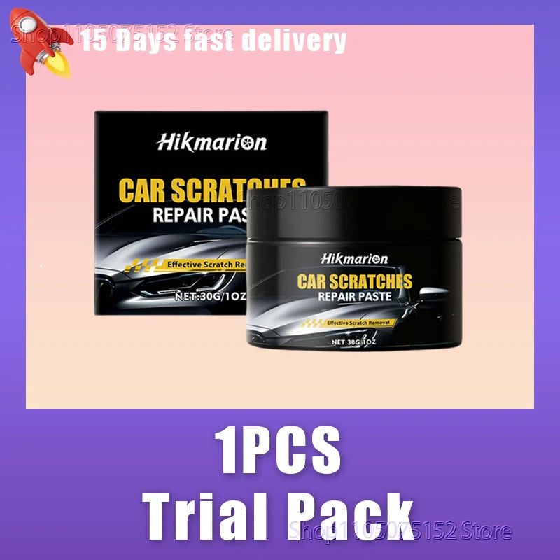 30g Car Scratch Repair Paste Auto Paint Scratch Remover Polishing Wax for Light Scratches Swirl Marks Scuffs Car Body Care