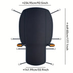 Car Cover Windshield Snow Cover Thickened Oxford Cloth Extended Hood Cover Winter Frostproof Summer UV-Protective Cover