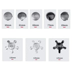 Audi 4pcs 60mm 61mm 68mm 69mm 123mm Car Styling Wheel Center Cap Hub Covers Badge for Audi A3 A4 A5 A6 A7 A8 S4 S6 Sticker CM World