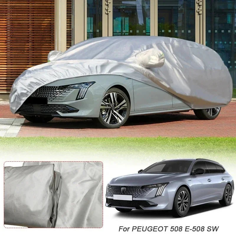 Car Cover For PEUGEOT 208,308,408,508,2008,3008,5008 dustproof, uv resistant, and waterproof car clothing Car Mobile World