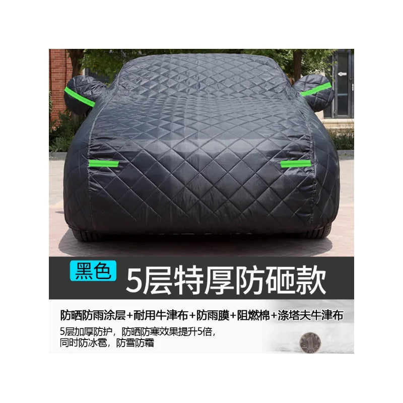 For  Tesla model y Outdoor Protection Full Car Covers Snow Cover Sunshade Waterproof Dustproof Exterior Car cover protection Car Mobile World