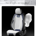 Ice Silk Car Seat Cushion Ventilation Comfortable, Durable Four Seasons Universal Split Single Car Front Seat Cover CM World