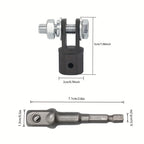 1/2inch Car Scissor Jack Adapter, Socket Drill Adapter for Or Double Hole Scissor Jacks CM World