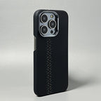 Luxury Carbon Fiber Slim Case For iPhone 17 13 14 15 16 Pro Max Shockproof Alloy Lens Camera Protective Ultra Thin Hard PC Cover Car Mobile World