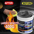 NEW Heavy-Duty Car Plastic Renovator Wax - Fast-Acting Scratch Repair, Restores & Protects Car Bumpers, Interiors, Dashboard, D CM World