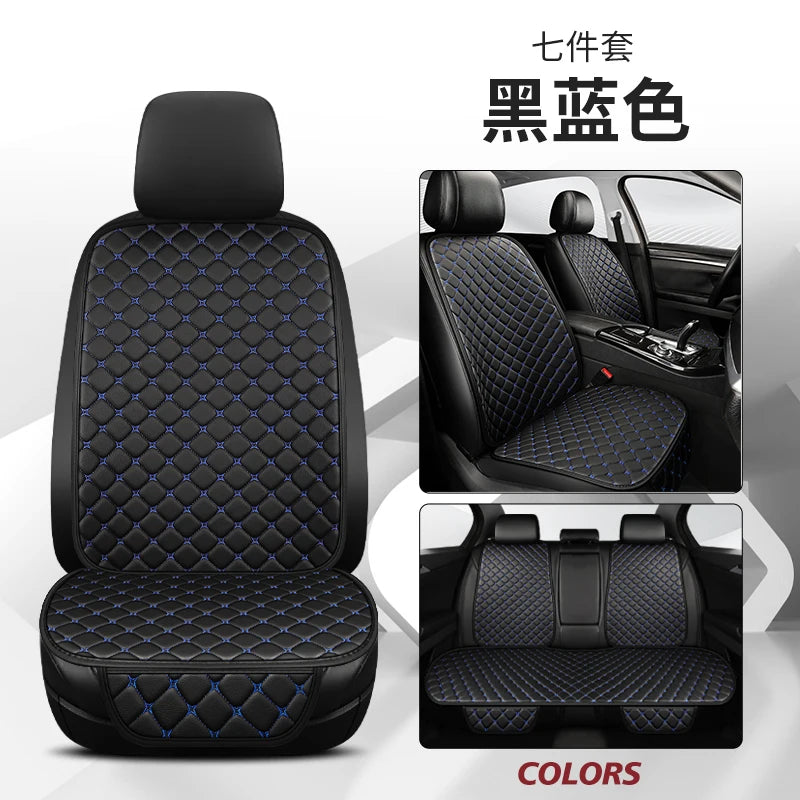 Comfortable Napi Four Seasons Universal Seat Cushion Car Seat Cushion Star Embroidered Back Row Anti slip Five seater CM World