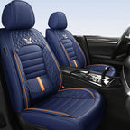 5-seat universal car seat cover, new nappa leather ice silk fixed lumbar support, four-season universal, suitable for most cars CM World