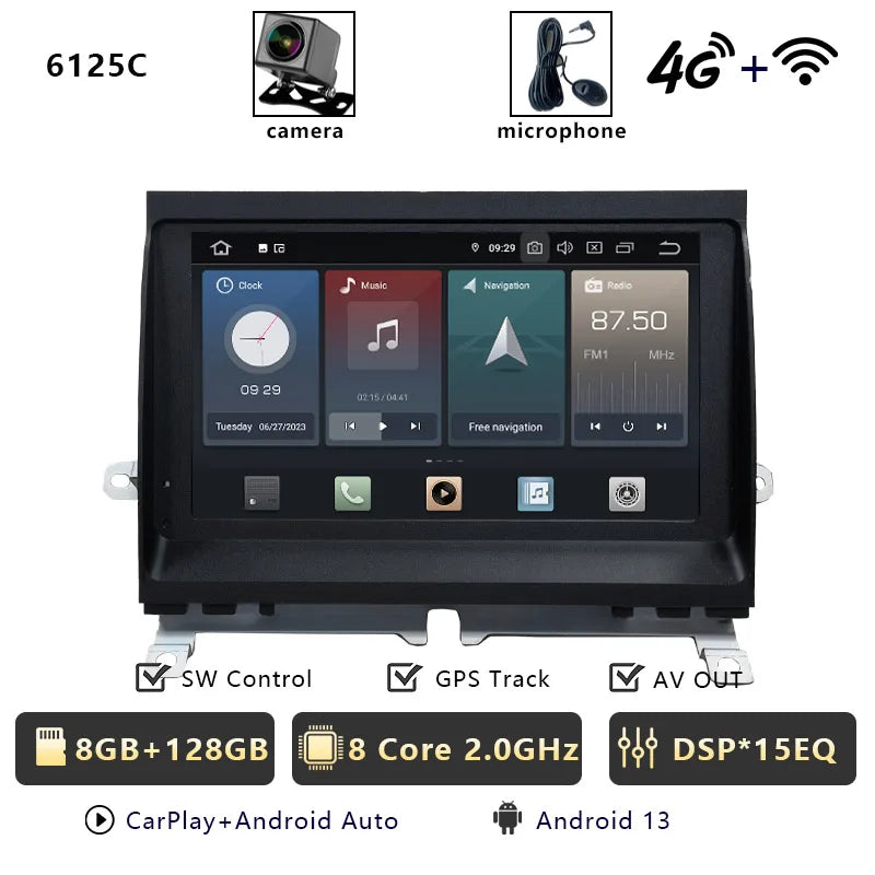 CHSTEK Android 13 Multimedia Player For Land Rover LR3 Discovery 3 L319 2004-2009 Auto Radio Car Stereo Carplay GPS WIFI 4G BT CM World