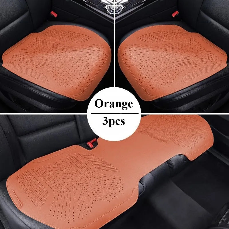 All Seasons Universal Car Seat Protector Mat Suede Car Seat Covers Full Set Auto Accessories Interior Car Seat Protector Cushion CM World