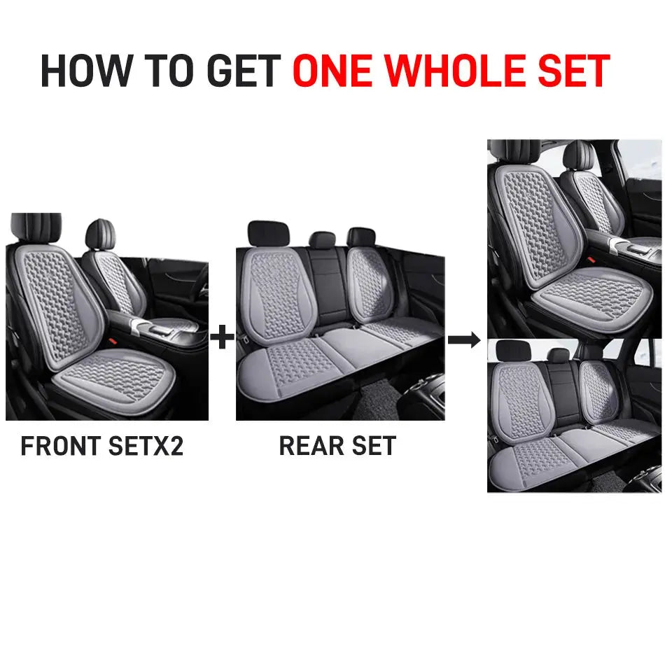 Karcle Car Seat Cover For Car Seats 3D Breathable Car Seat Protector Universal Auto Seat Cushion Convex Sweatproof Chair Mat Car Mobile World