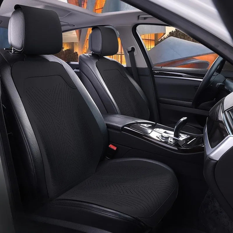 All Seasons Universal Car Seat Protector Mat Suede Car Seat Covers Full Set Auto Accessories Interior Car Seat Protector Cushion CM World