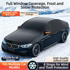 Universal Oxford Fabric Car Front Windscreen Cover Car Windshield Snow Sun Shade Cover With Reflective Stripe Winter Snow Cover