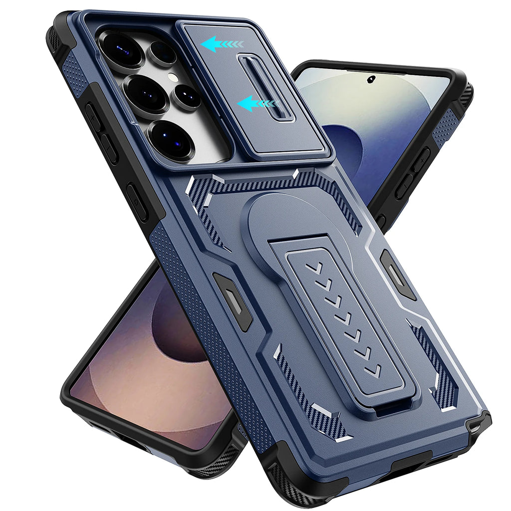 Stand Function Rugged Cover Case for Samsung Galaxy S26 Ultra A57 5G S25 S24 S 26 A16 A56 A36 A17 A37 A26 Cell Phone Cases Car Mobile World