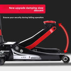 Small Cargo Car Car Jack Horizontal Hydraulic Hydraulic Double Pump 3 Tons T Ultra-thin Low Pump Tire Replacement