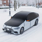 Car Cover Windshield Snow Cover Thickened Oxford Cloth Extended Hood Cover Winter Frostproof Summer UV-Protective Cover