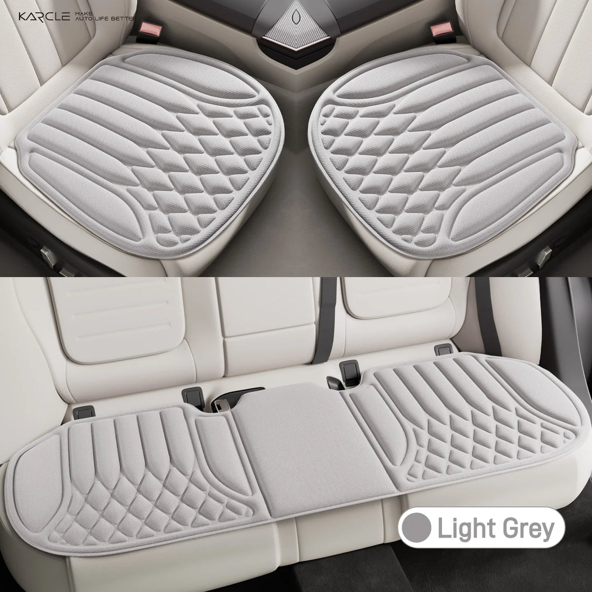 Breathable Latex cotton Car Seat Cover Set High-elastic Auto Seat Cushion Antibacterial Seat Pads Universal Chair Mat