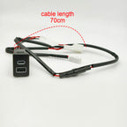 Fit For Toyota new car USB charger PD fast charger QC3.0 dual fast charger TYPE C adaptor button
