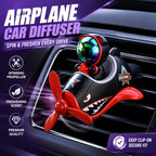 Car Air Vent Clip Fragrance Diffuser Propeller Ornaments Cat Pilot Rotate Freshener Vent Decorations Auto Interior Accessories
