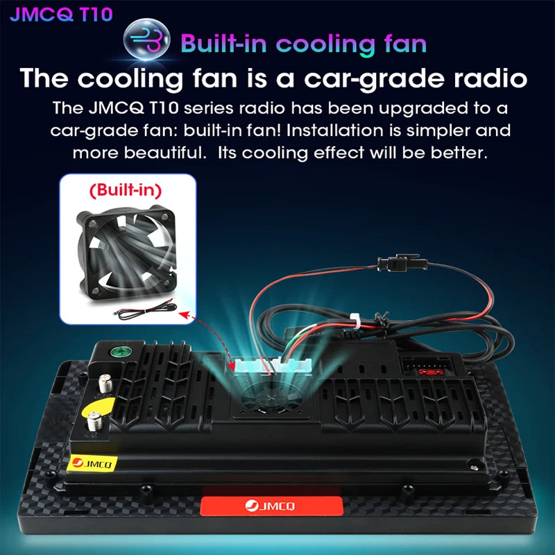 JMCQ 2 Din Car Radio For Hyundai i10 2007 2008 2009 2010-2013 Stereo Multimedia Player Android 12 4G GPS Navigation 2din Carplay CM World