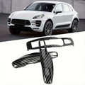 3 Pieces Set of Carbon Fiber Car Key Protection Case Suitable for Porsche Panamera, Macan, Cayenne, 911, 718 (Boxed) CM World