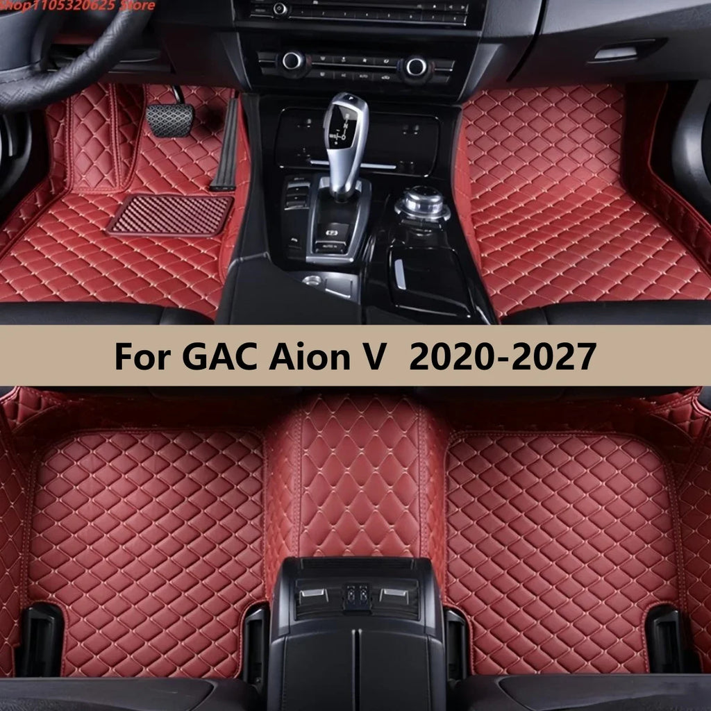 Car Floor Mats For GAC Aion V 2020 2021 2022 2023 2024 2025 2026 2027 Floor Mat Car Mat Accessories Interior