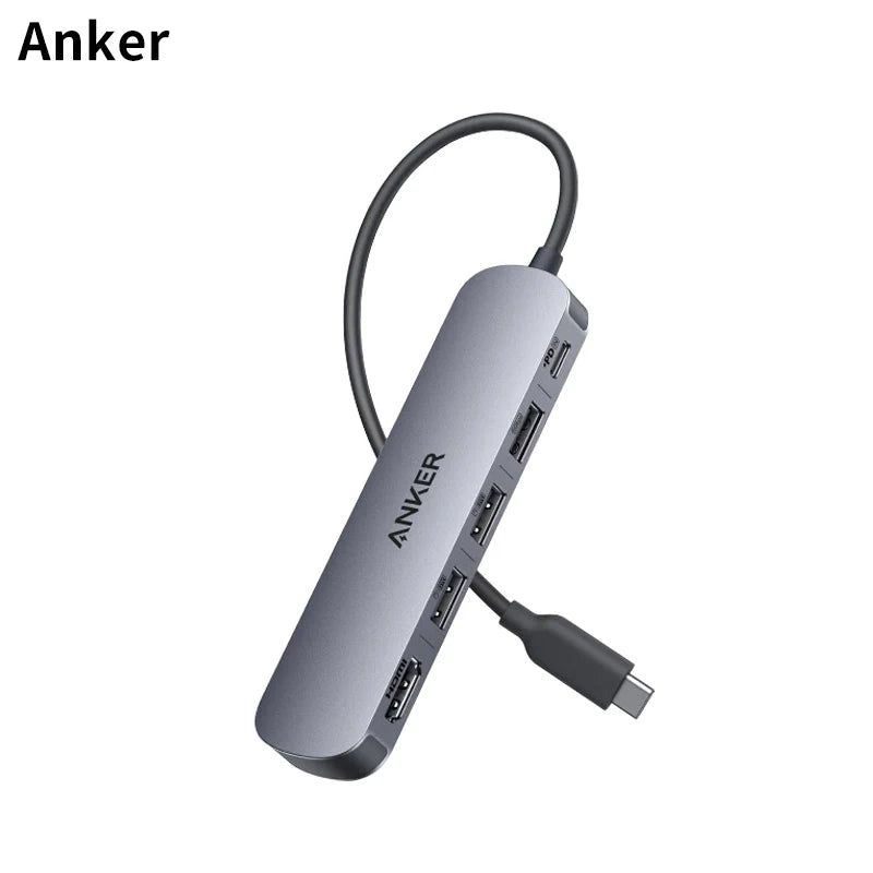 Anker A83D2 7-in-1 USB-C Docking Station Dual 4K HDMI Multiport Adapter PD Charging Hub For MacBook Pro Laptop